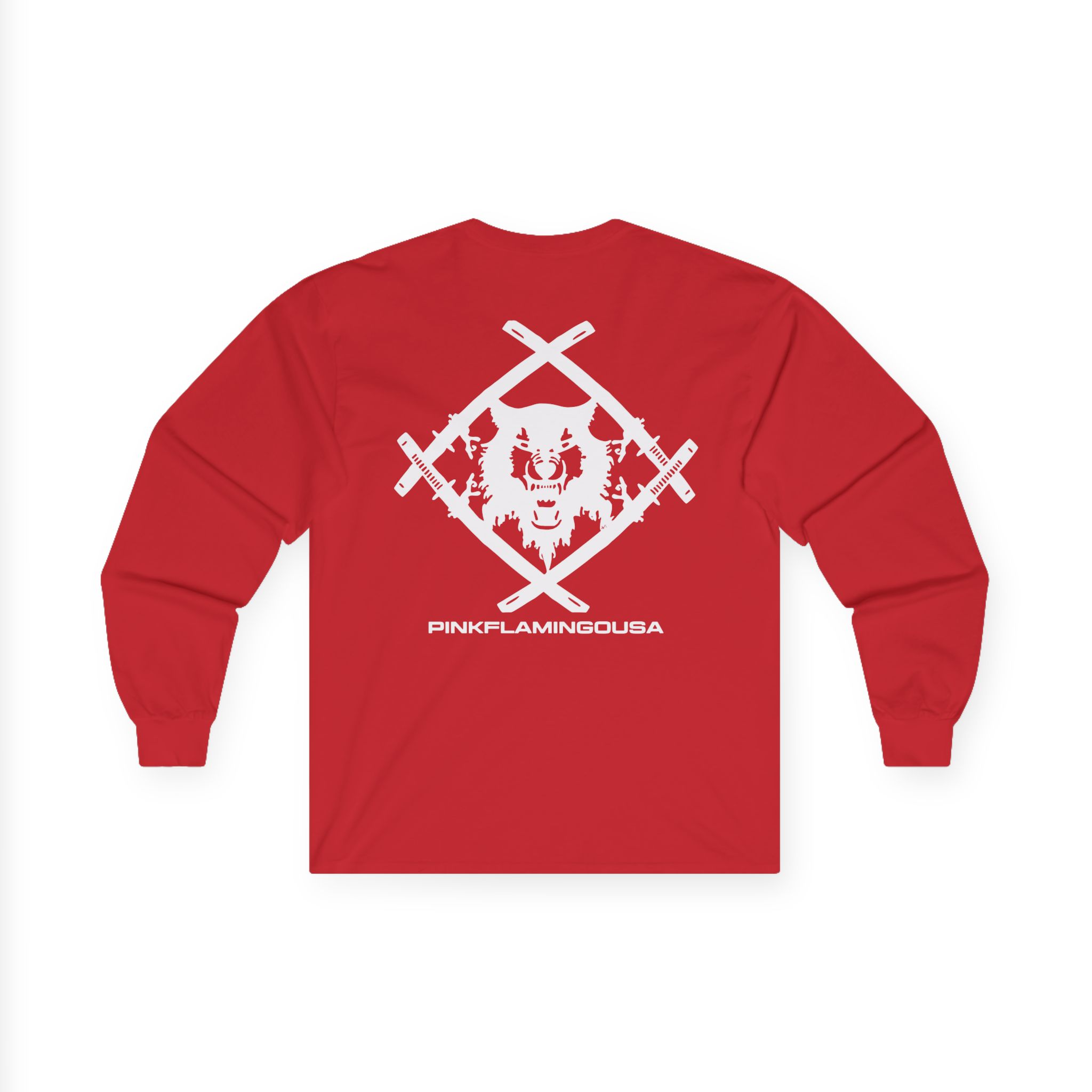 Xavier Wulf Pinkflamingousa Unisex Ultra Cotton Long Sleeve Tee