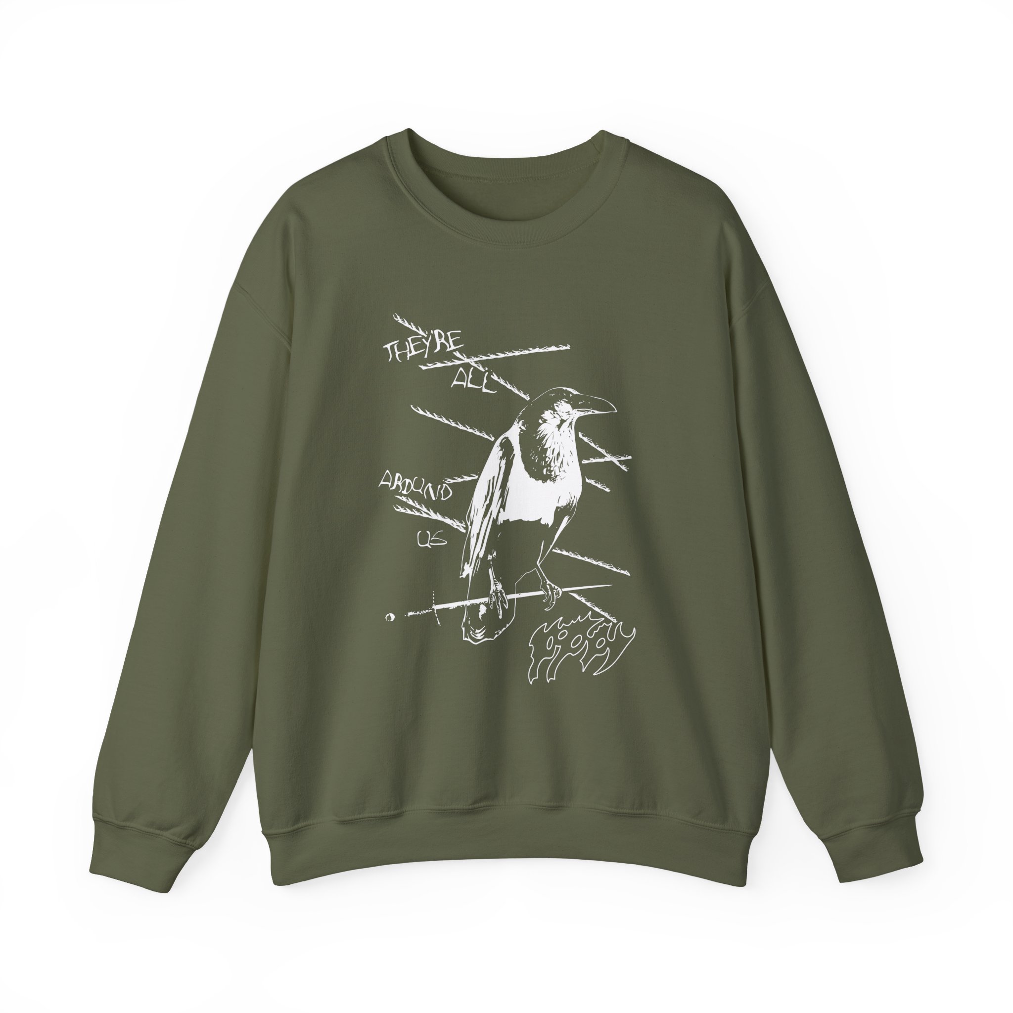 Poppy They're All Around Us Unisex Heavy Blendâ„¢ Crewneck Sweatshirt