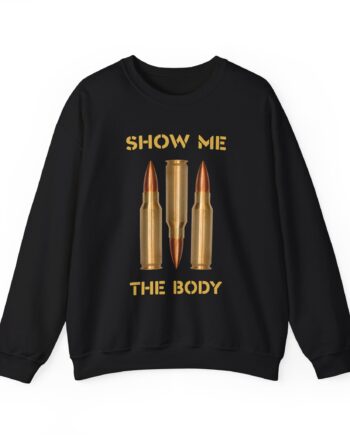 Show Me the Body Bullet Unisex Heavy Blend™ Crewneck Sweatshirt