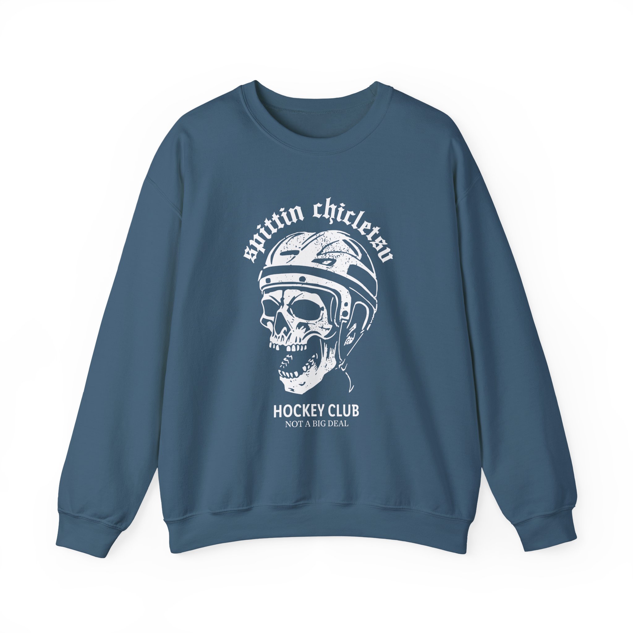 Spittin Chiclets Hockey Club Skul Unisex Heavy Blendâ„¢ Crewneck Sweatshirt