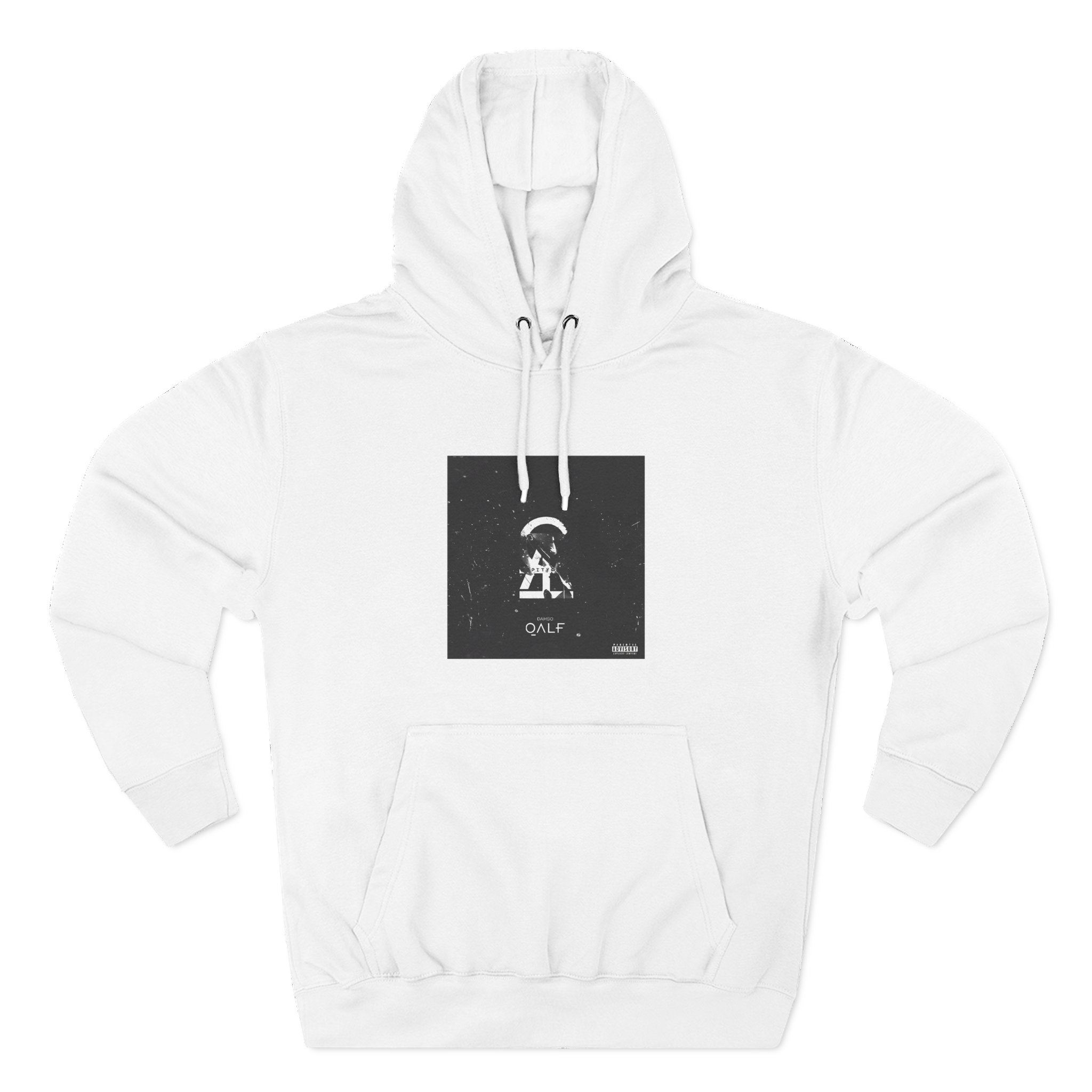 Qalf Tour Damso Album Three-Panel Fleece Hoodie
