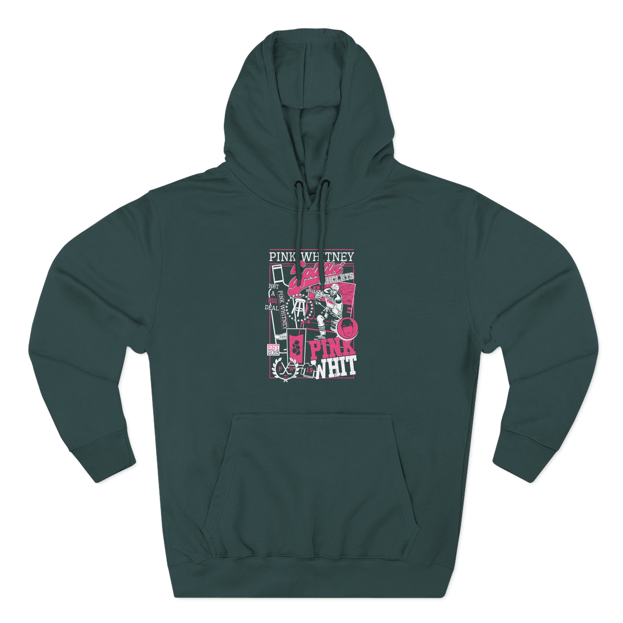 Spittin Chiclets Pink Whitney Three-Panel Fleece Hoodie