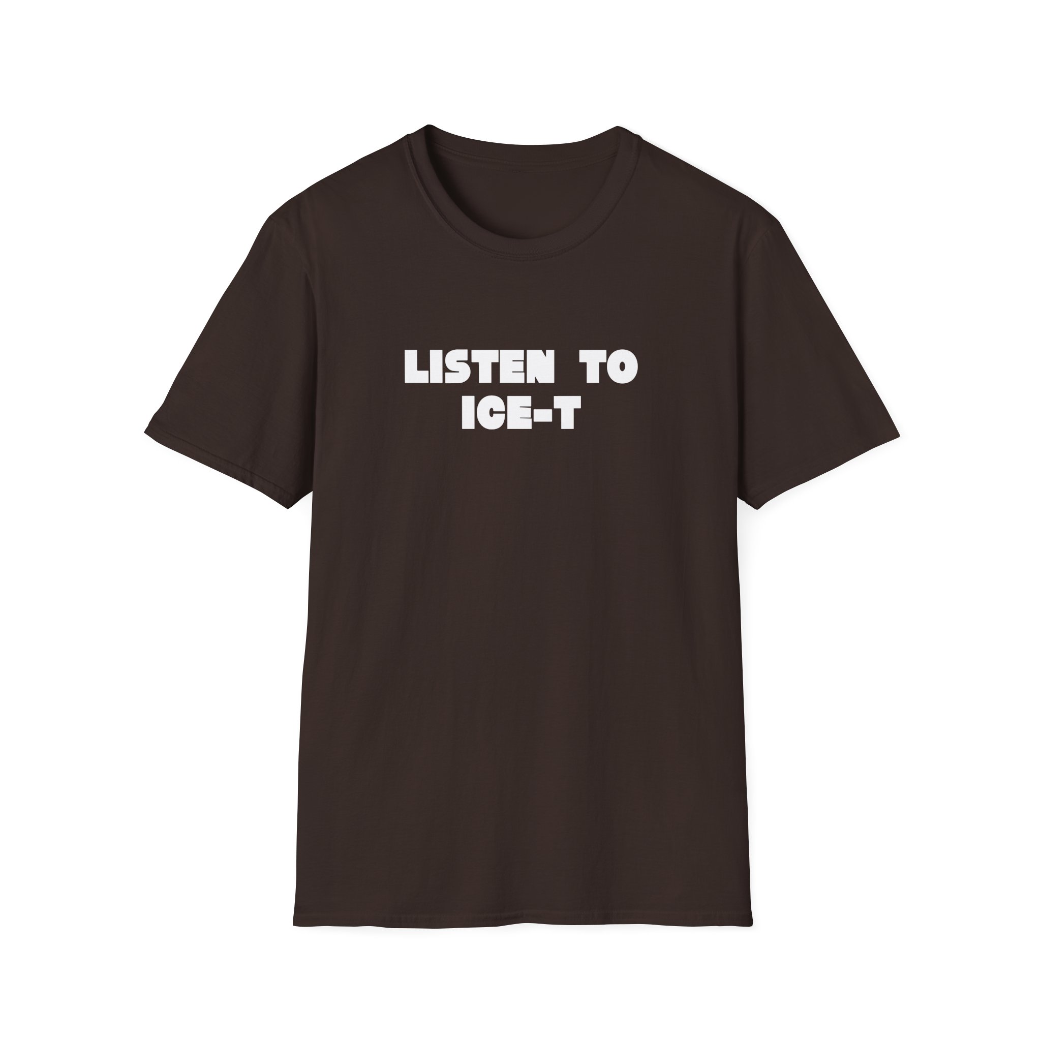Ice-t Listen To Unisex Softstyle T-Shirt