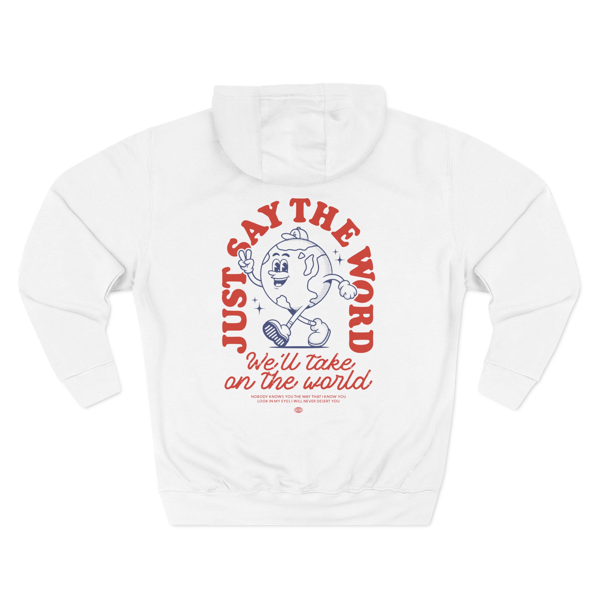 You Me at Six Take on the World Three-Panel Fleece Hoodie