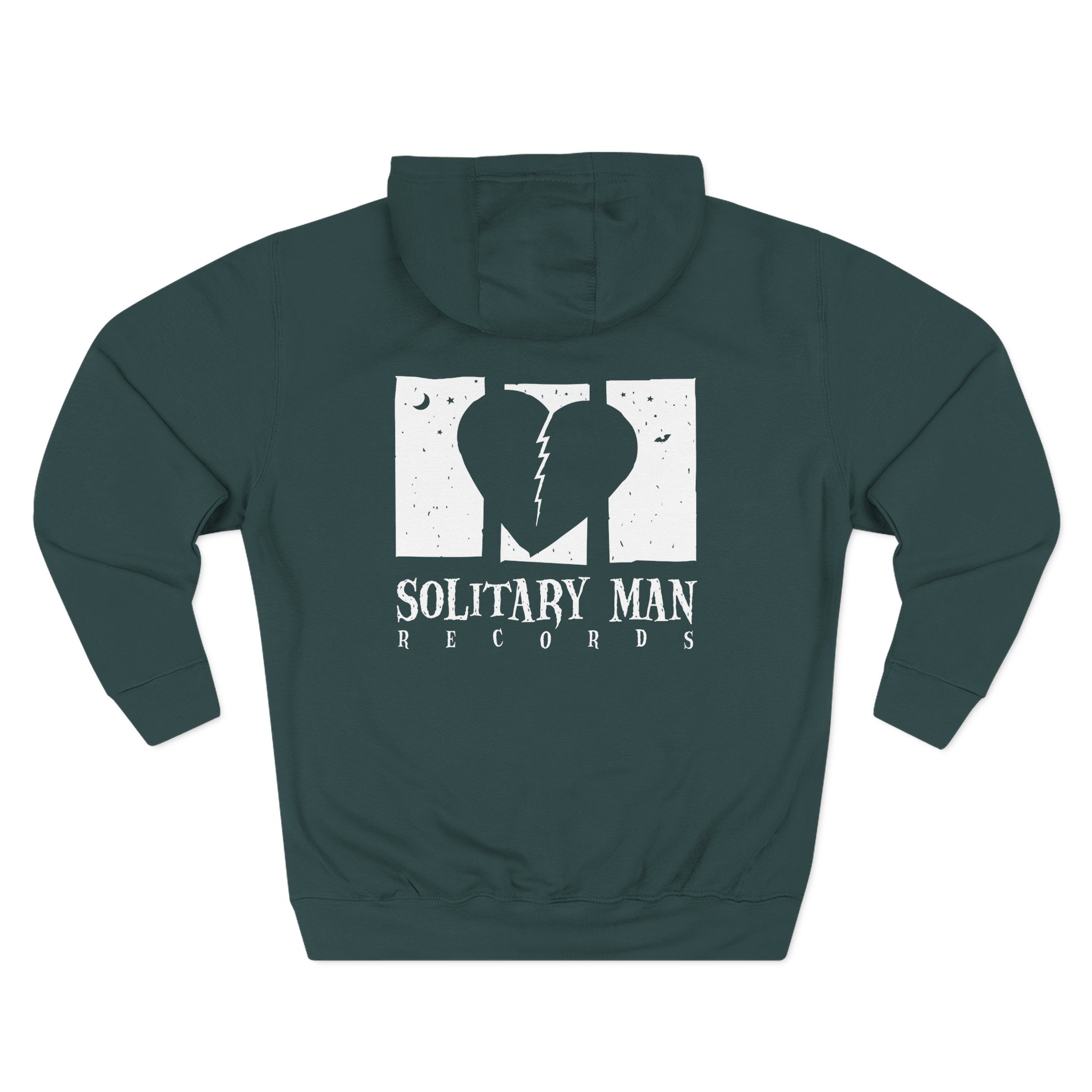 Donots Solitary Man Logo Three-Panel Fleece Hoodie