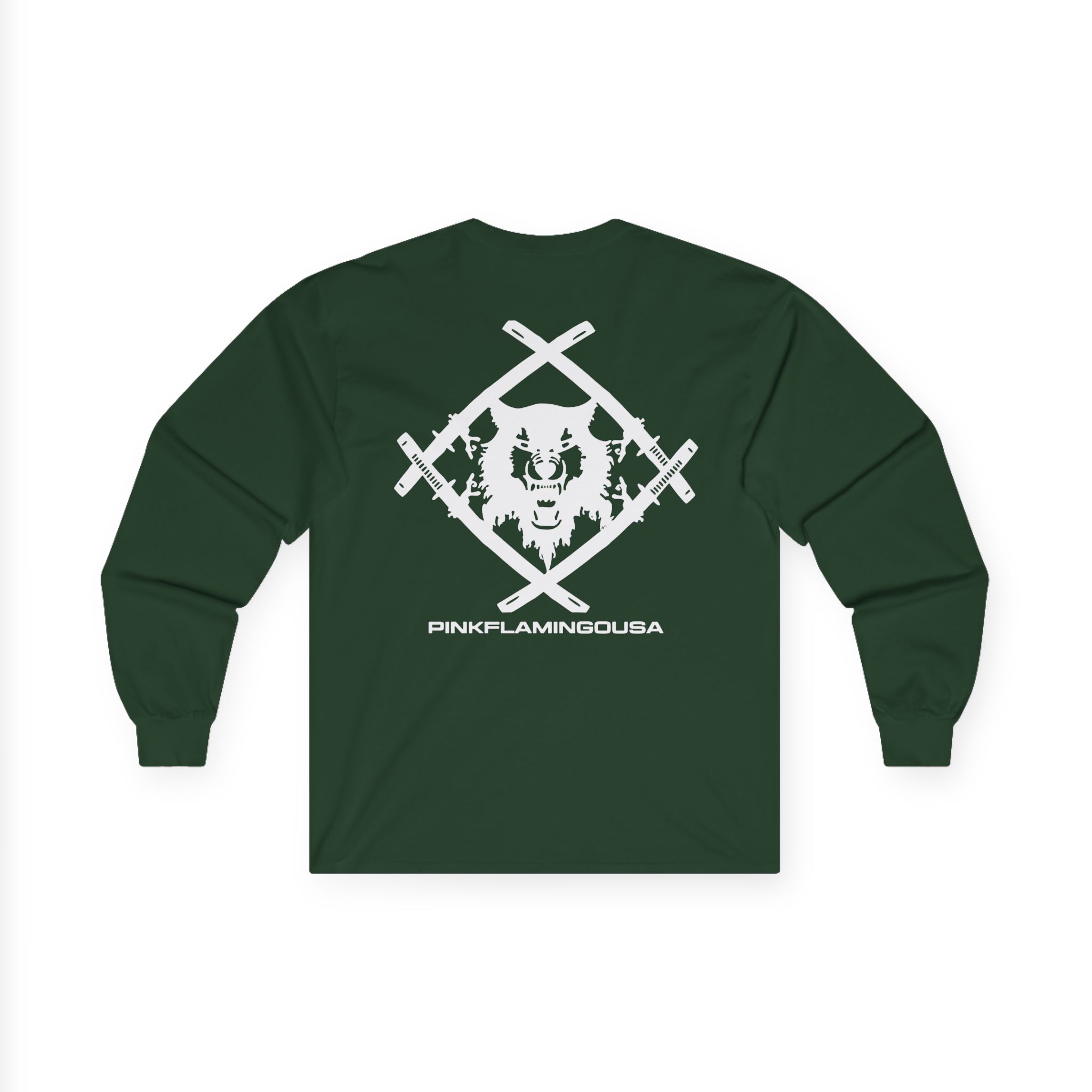 Xavier Wulf Pinkflamingousa Unisex Ultra Cotton Long Sleeve Tee