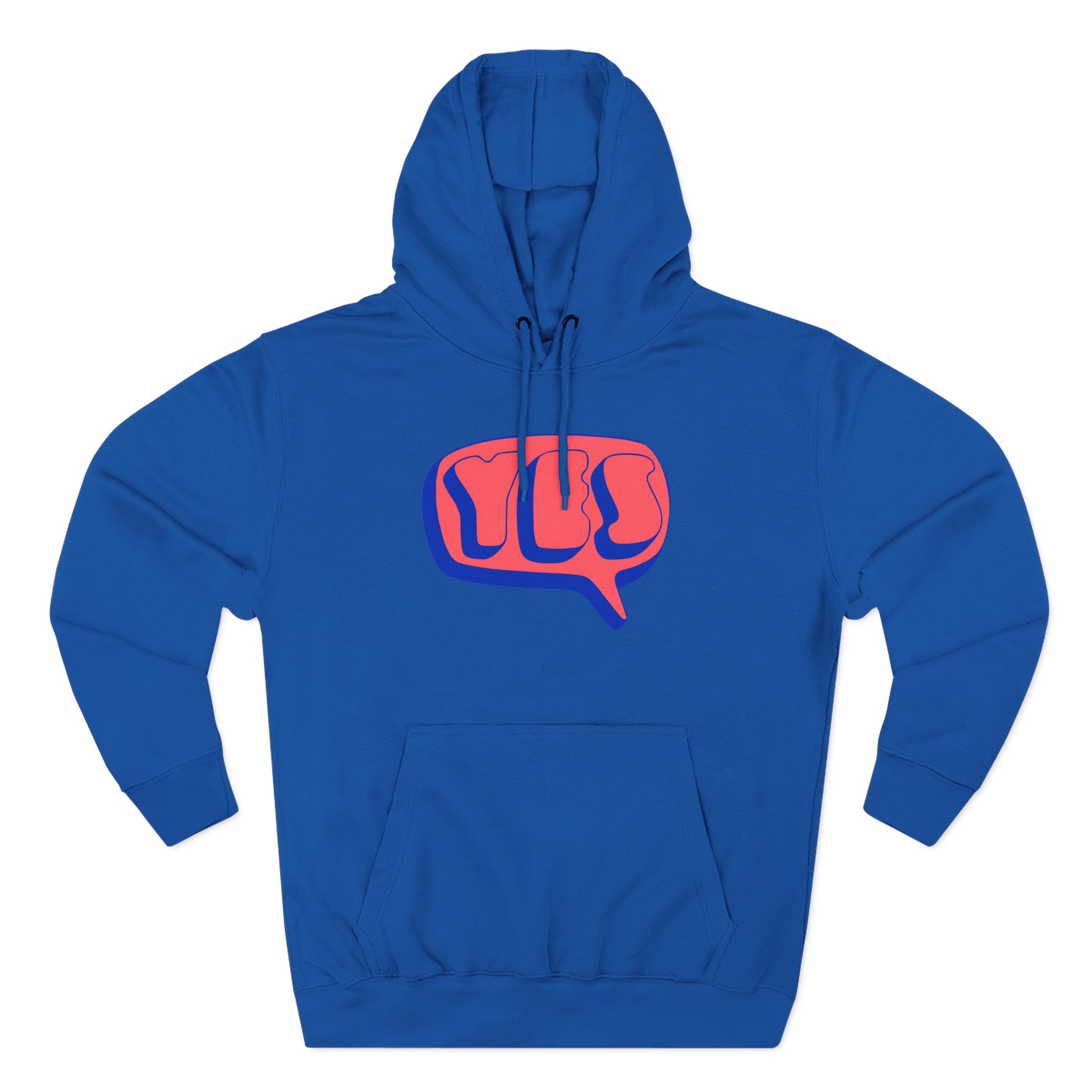 Yes Word Bubble Three-Panel Fleece Hoodie