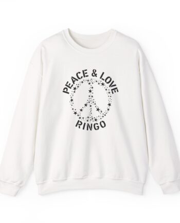 Ringo Starr Peace & Love Unisex Heavy Blend™ Crewneck Sweatshirt