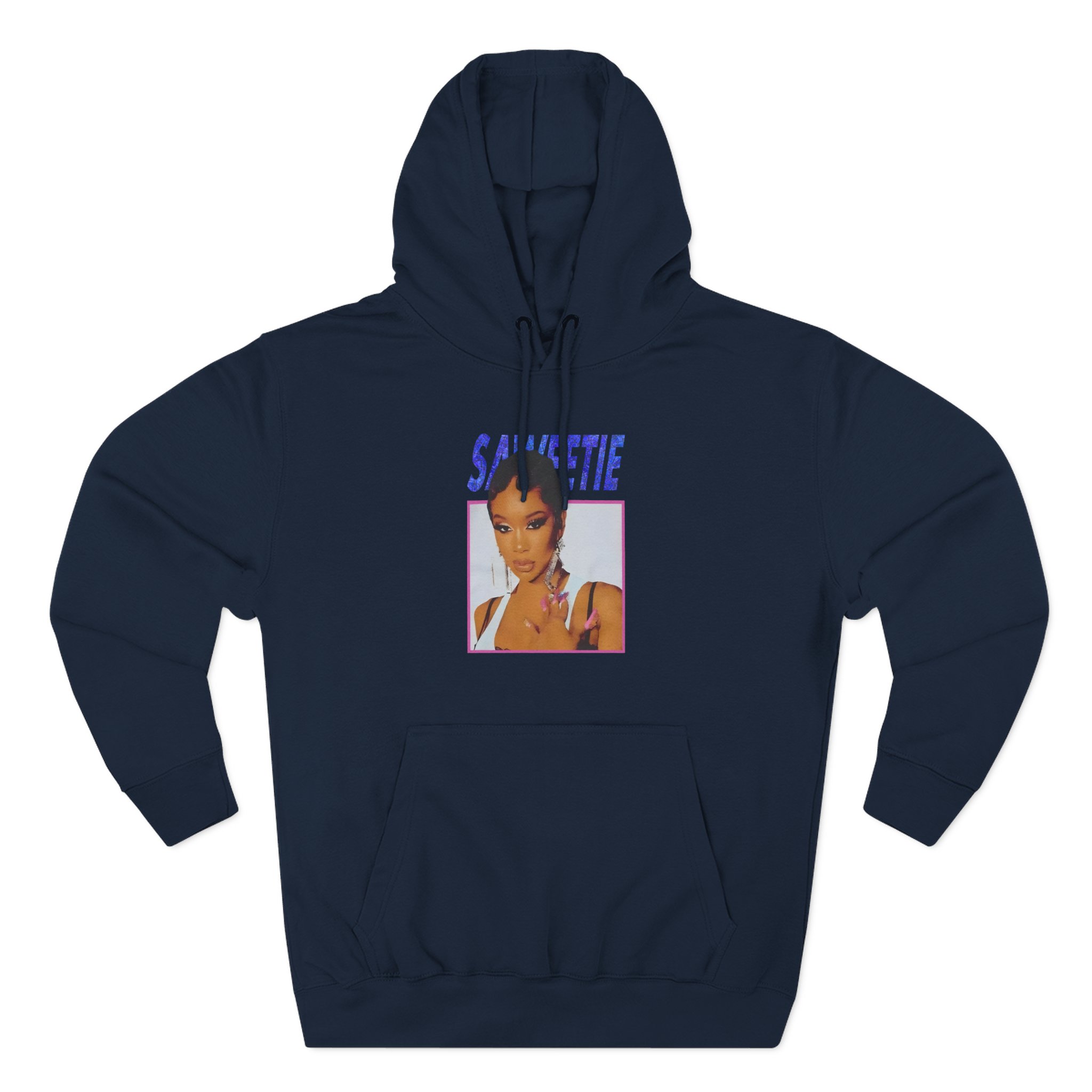 Saweetie Portrait Three-Panel Fleece Hoodie