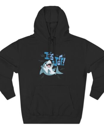Jeff the Land Shark Three-Panel Fleece Hoodie