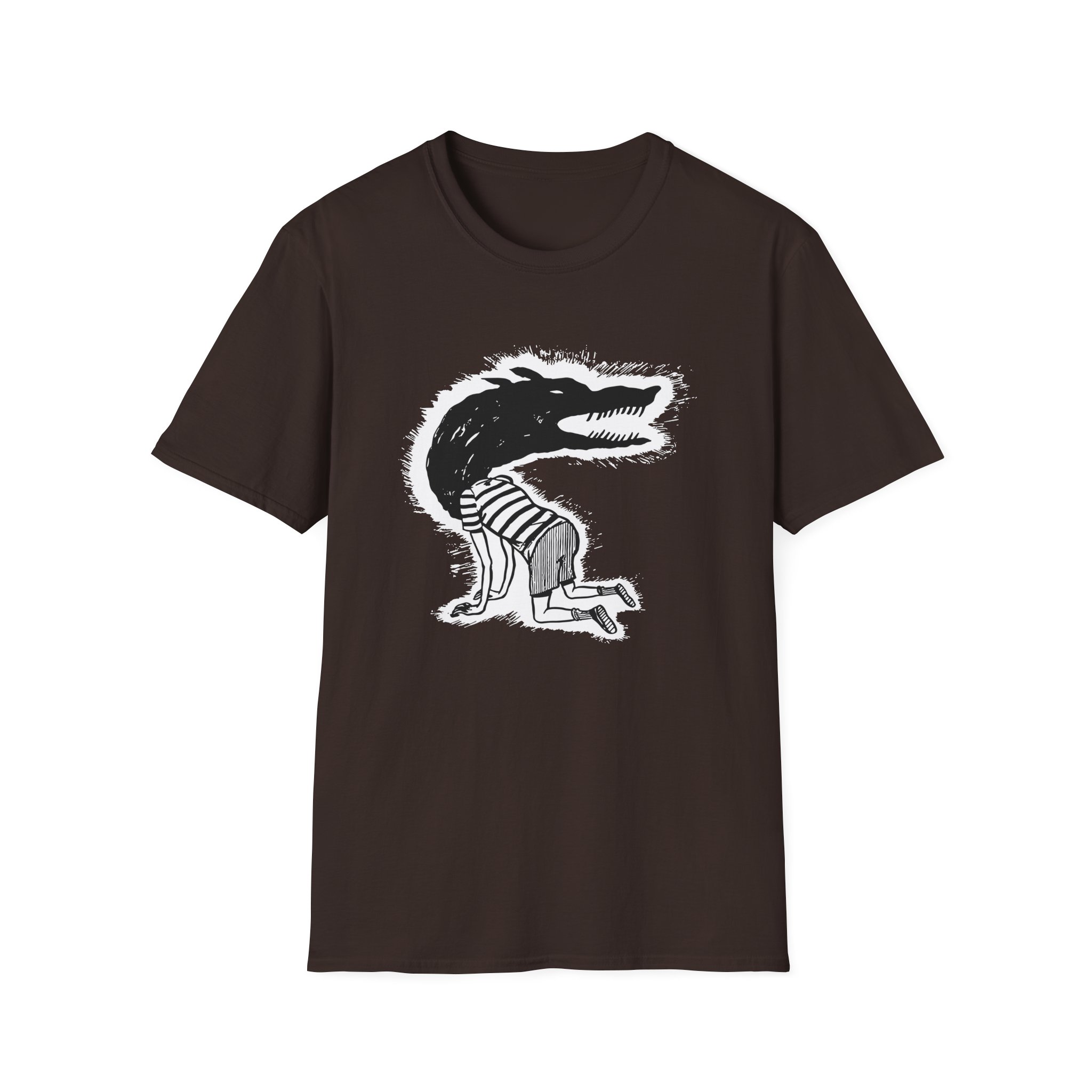 Fireworks Wolf Kid Unisex Softstyle T-Shirt