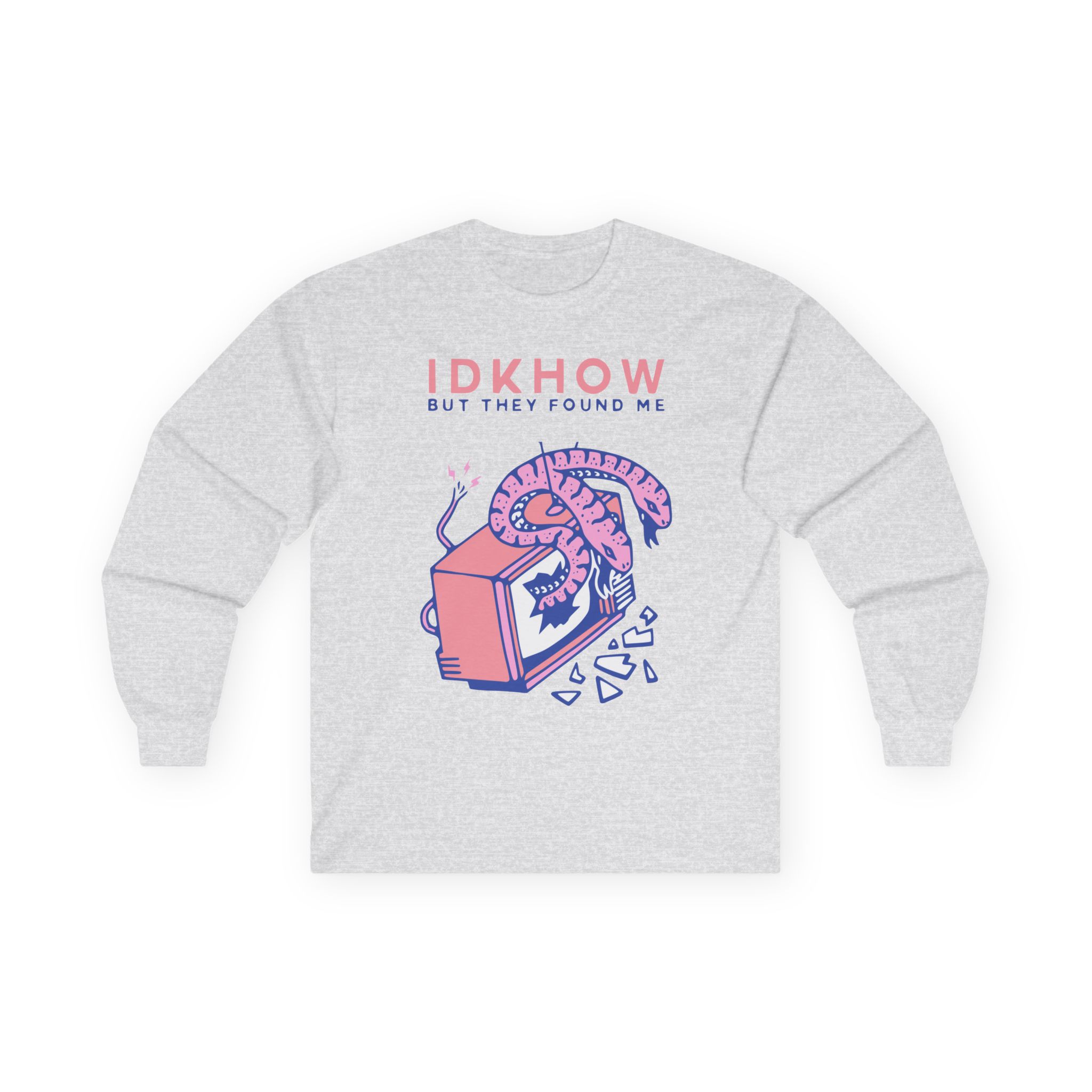 iDKHOW Screentime Unisex Ultra Cotton Long Sleeve Tee