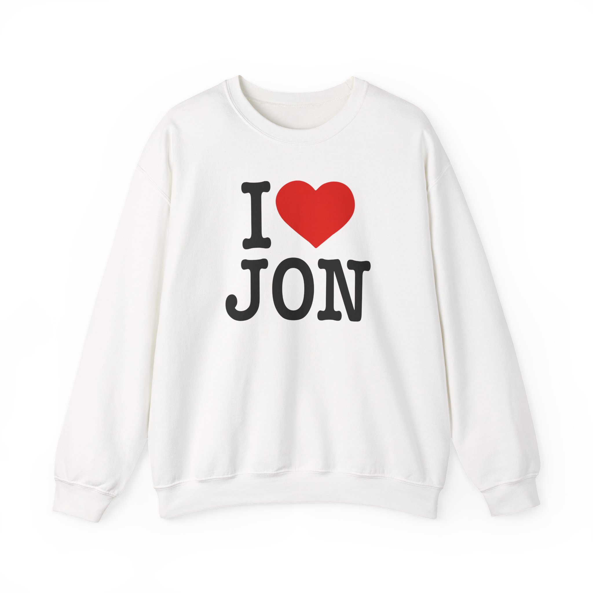 Jon Marianek I Love Jon Unisex Heavy Blendâ„¢ Crewneck Sweatshirt