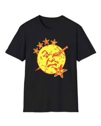 Foxing Moon Face Unisex Softstyle T-Shirt