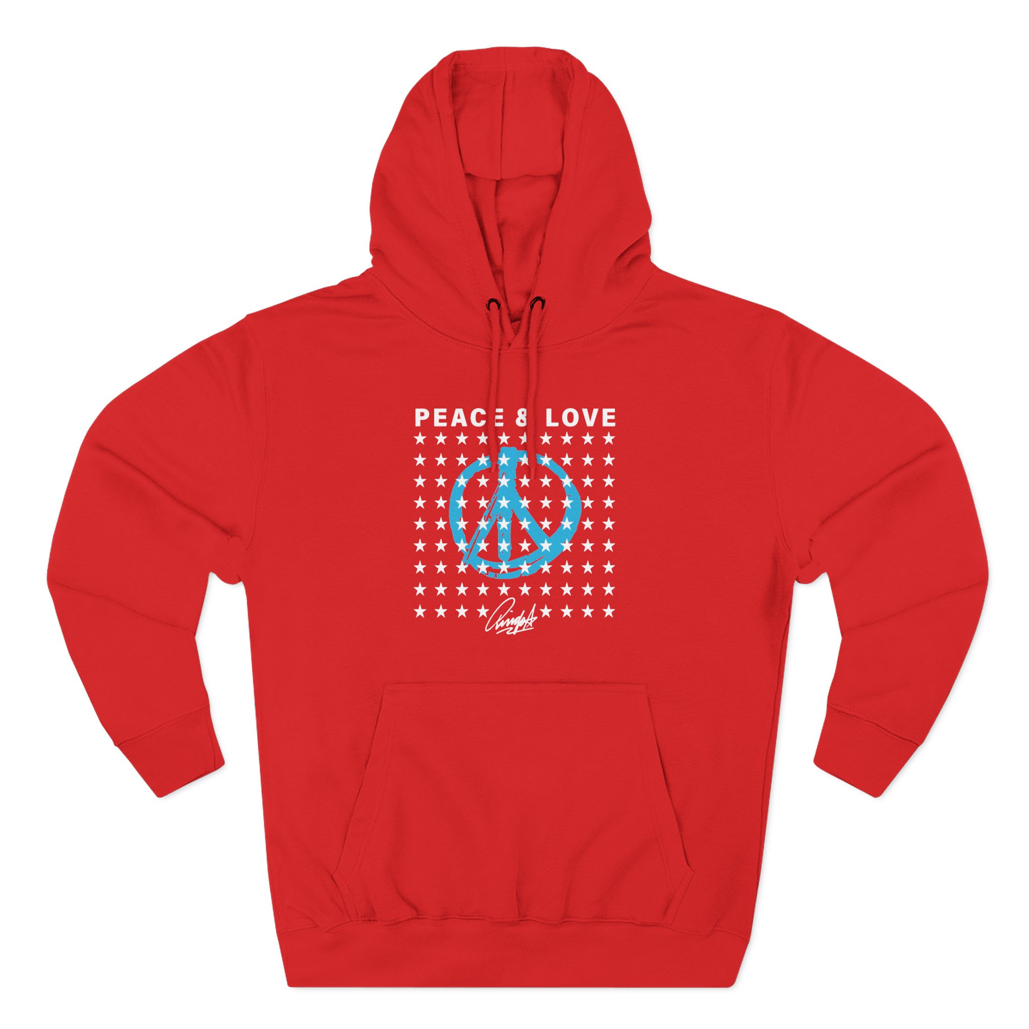 Ringo Starr Peace & Love Stars Three-Panel Fleece Hoodie