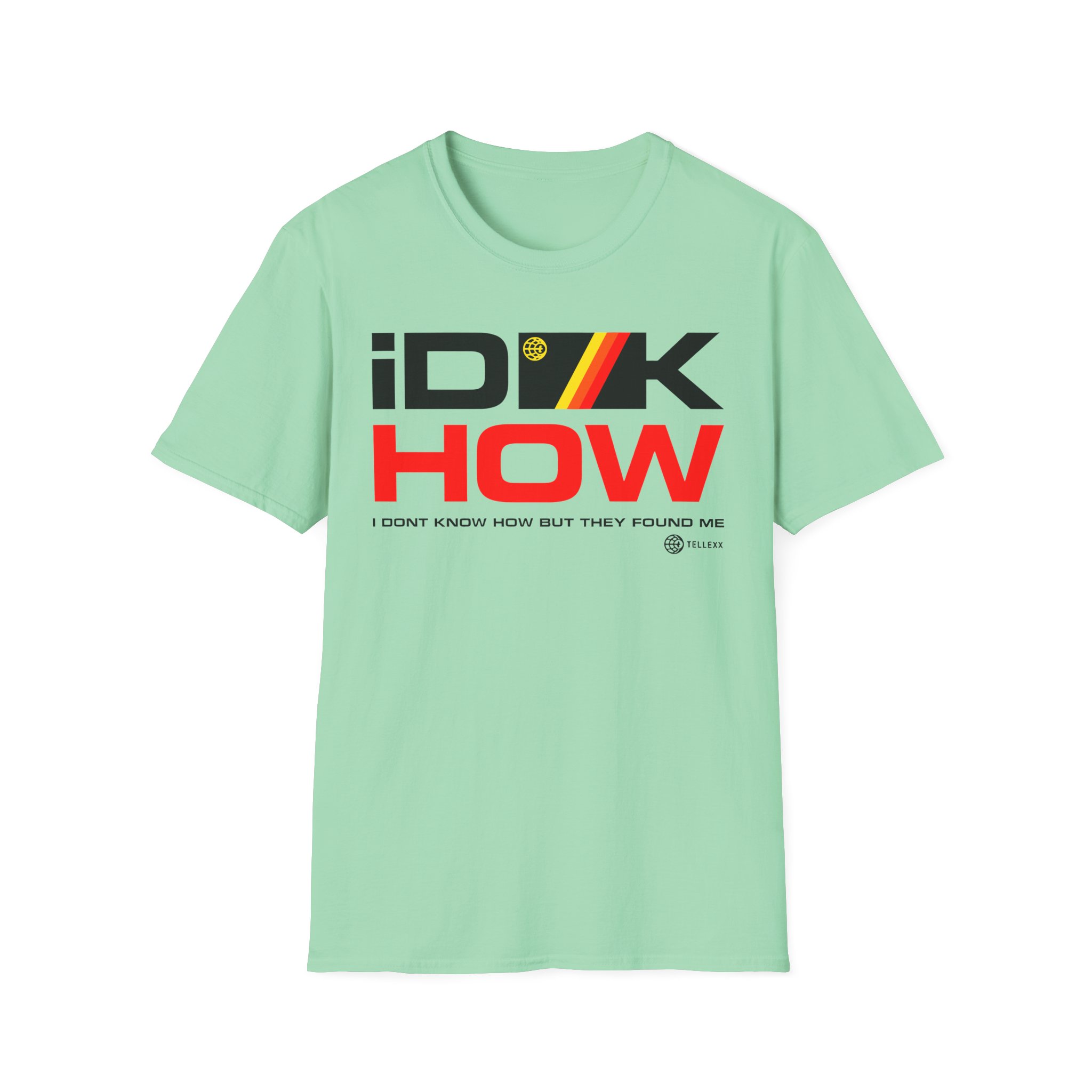 iDKHOW Striped Box Gold Unisex Softstyle T-Shirt