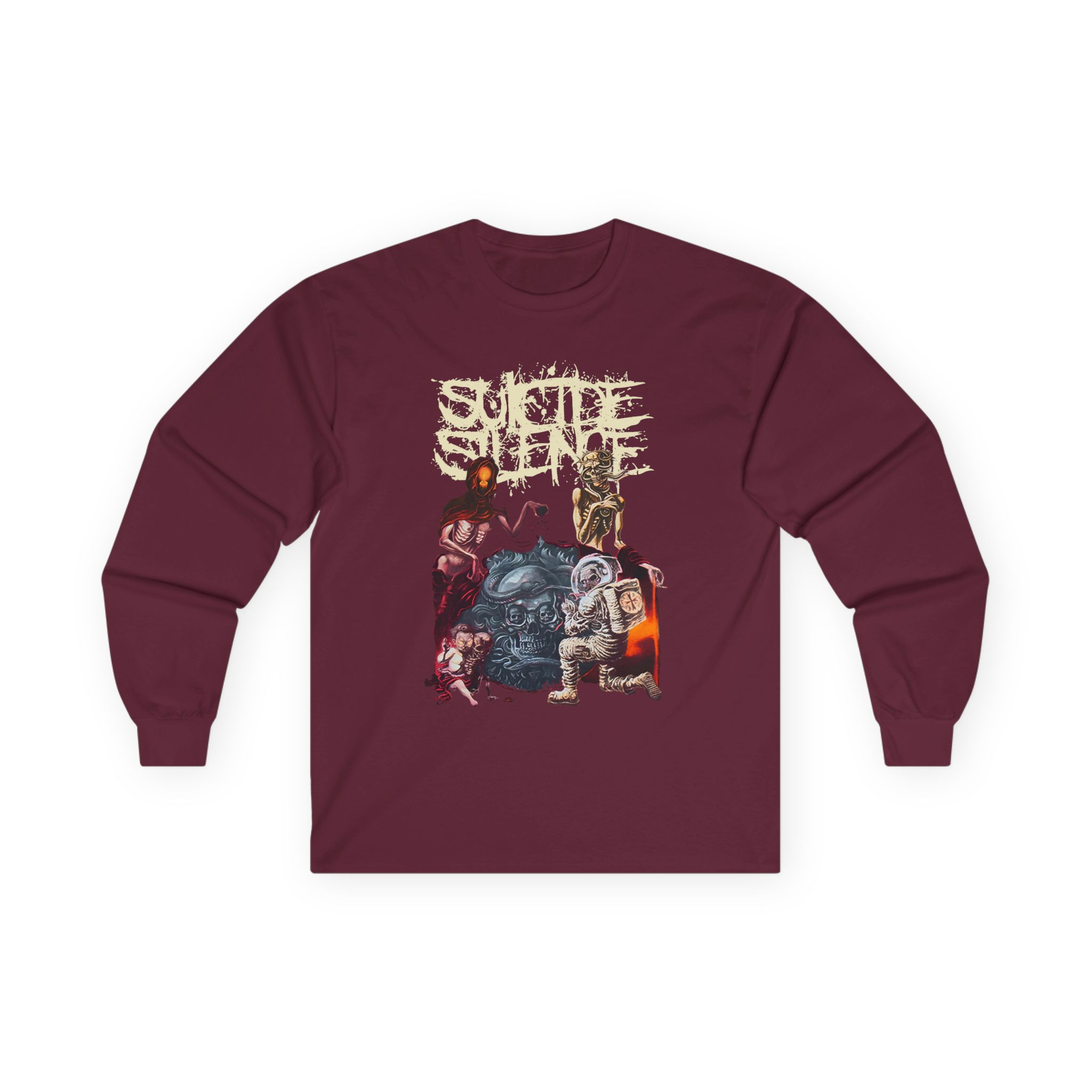 Suicide Silence Rymd Cover Tour 2023 Unisex Ultra Cotton Long Sleeve Tee