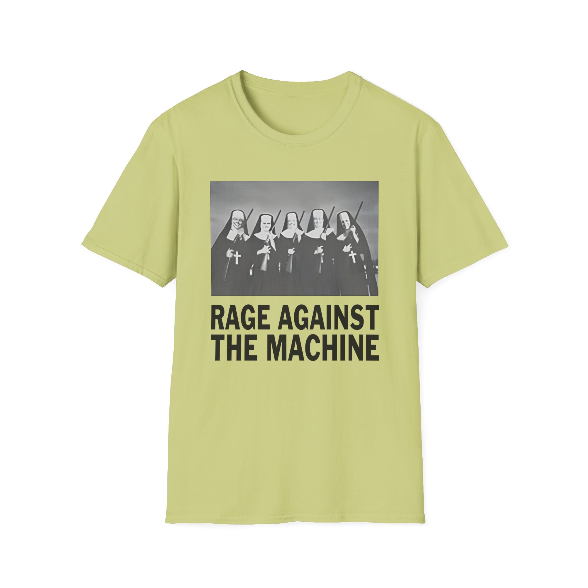 Rage Against the Machine Nuns and Guns Unisex Softstyle T-Shirt