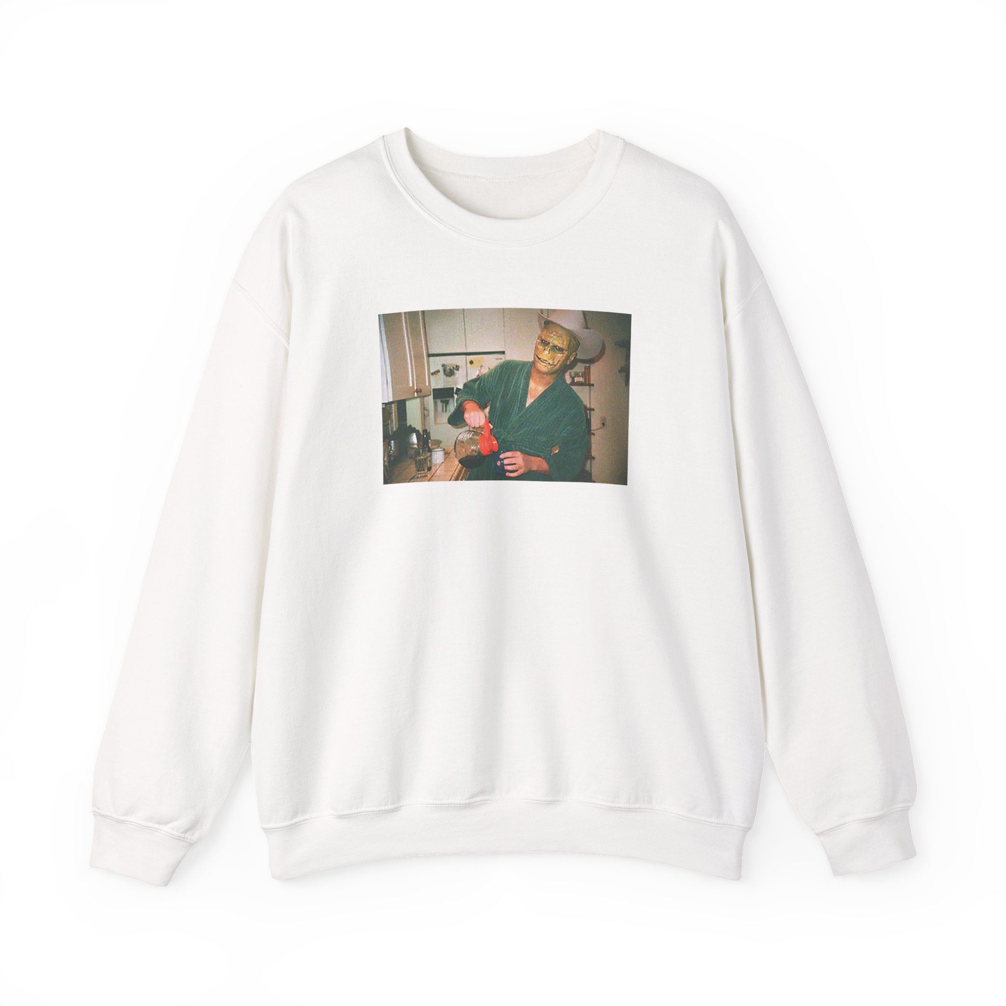 Mac Demarco Lizard Man Coffee Unisex Heavy Blendâ„¢ Crewneck Sweatshirt