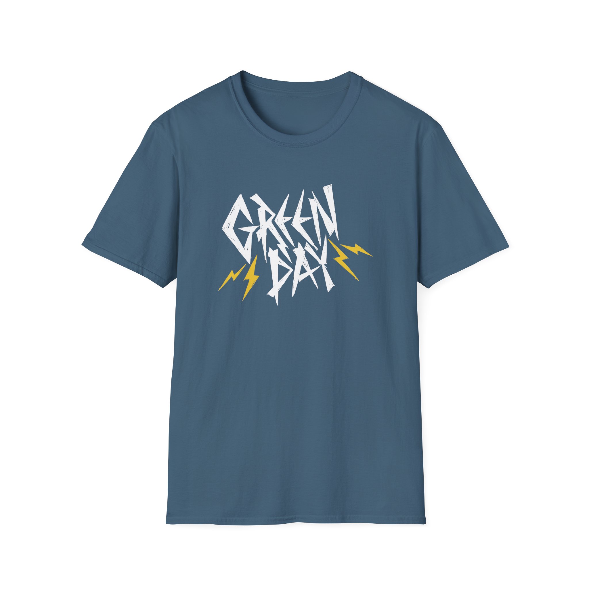 Green Day Bolt Logo Unisex Softstyle T-Shirt