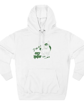 Mac Demarco Tex Crick Easy Keeper Ivory Mule Three-Panel Fleece Hoodie