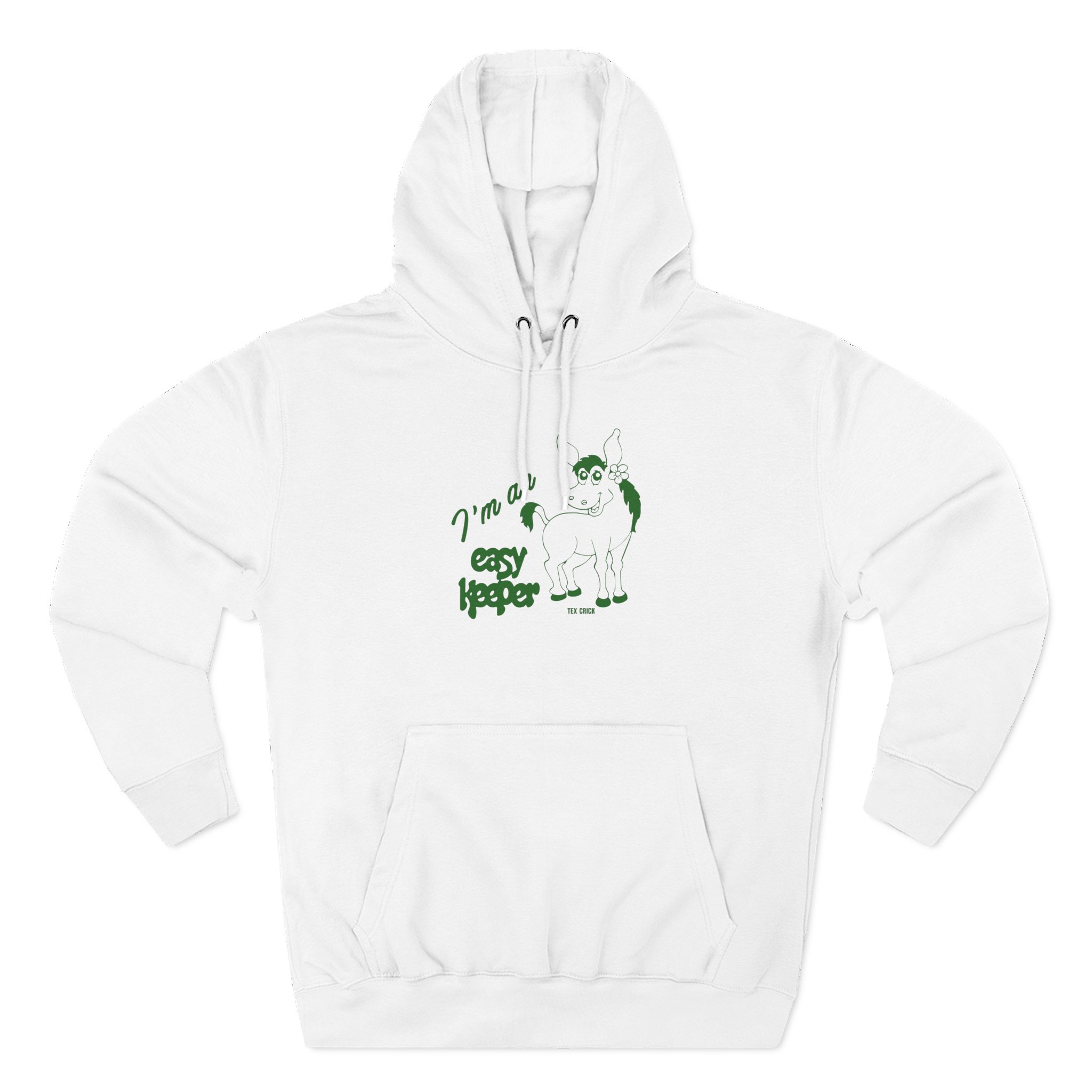 Mac Demarco Tex Crick Easy Keeper Ivory Mule Three-Panel Fleece Hoodie