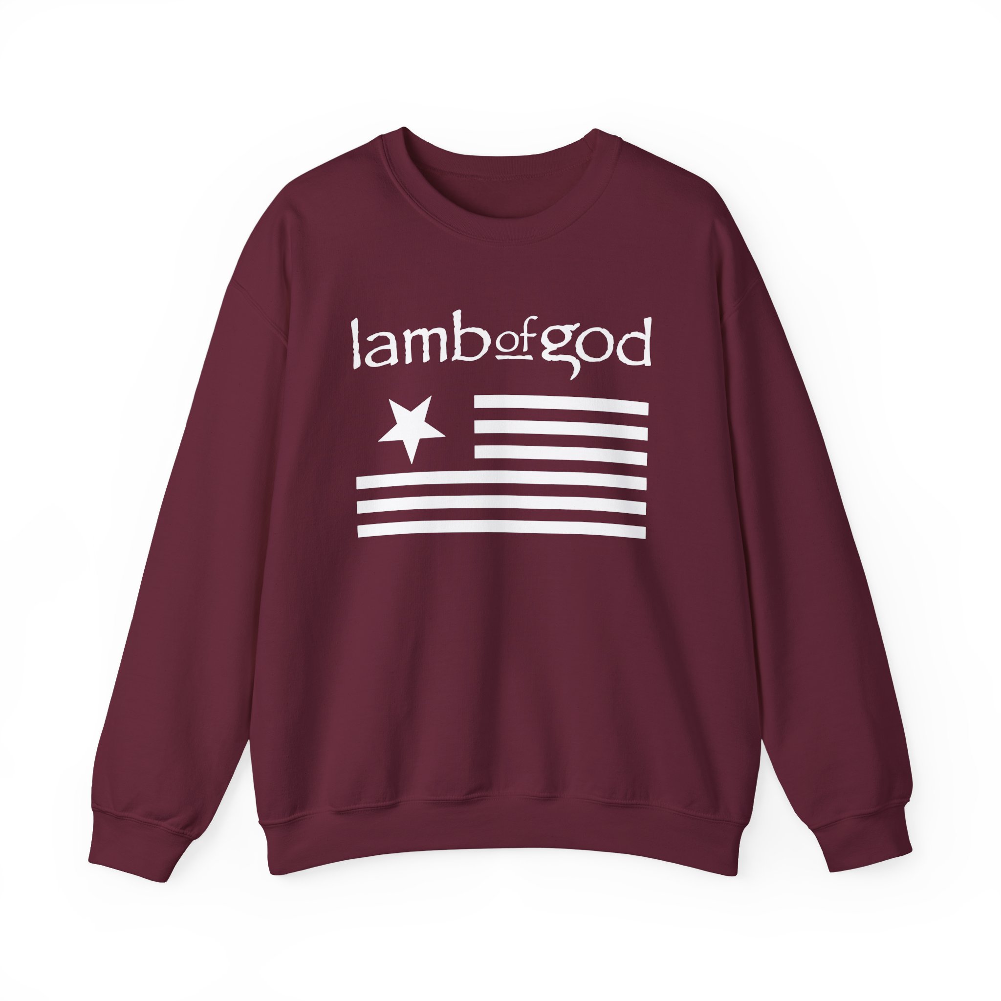 Lamb of God Flag Unisex Heavy Blendâ„¢ Crewneck Sweatshirt