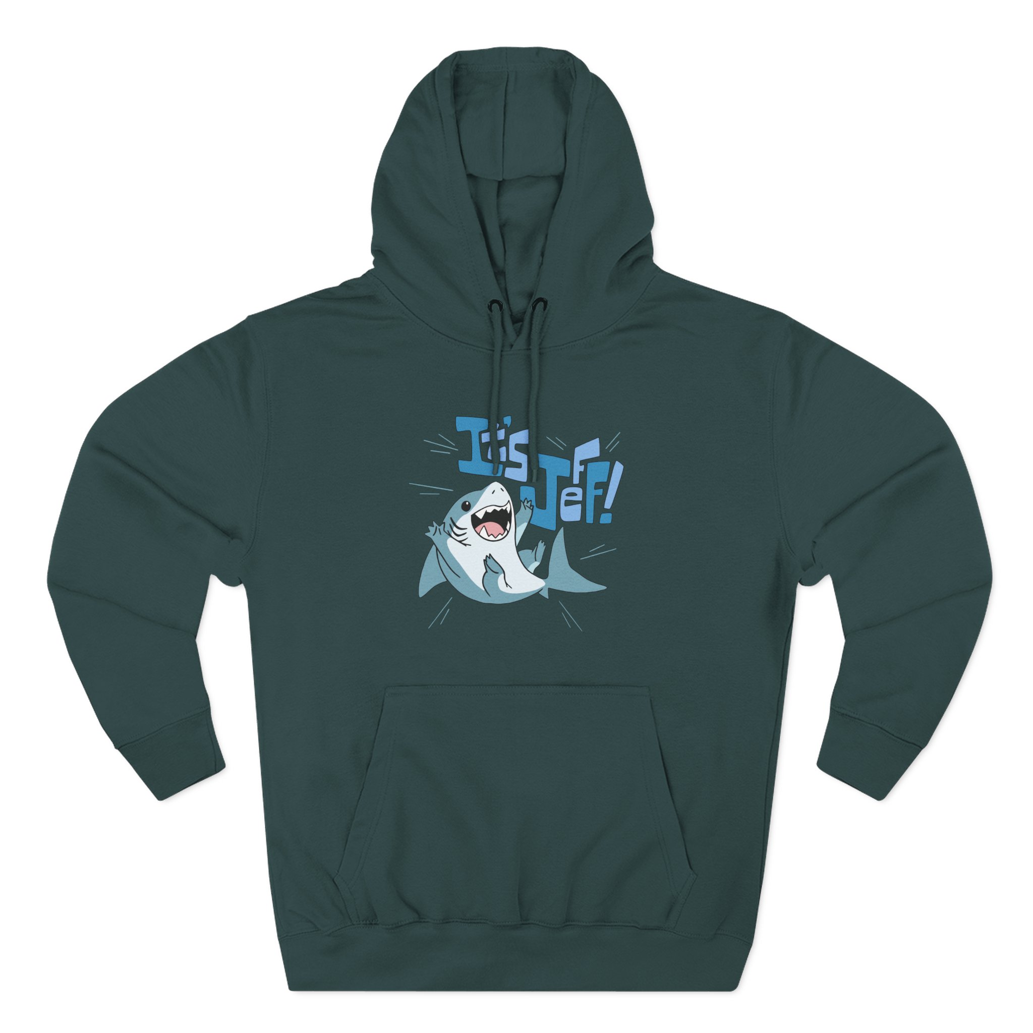 Jeff the Land Shark Three-Panel Fleece Hoodie