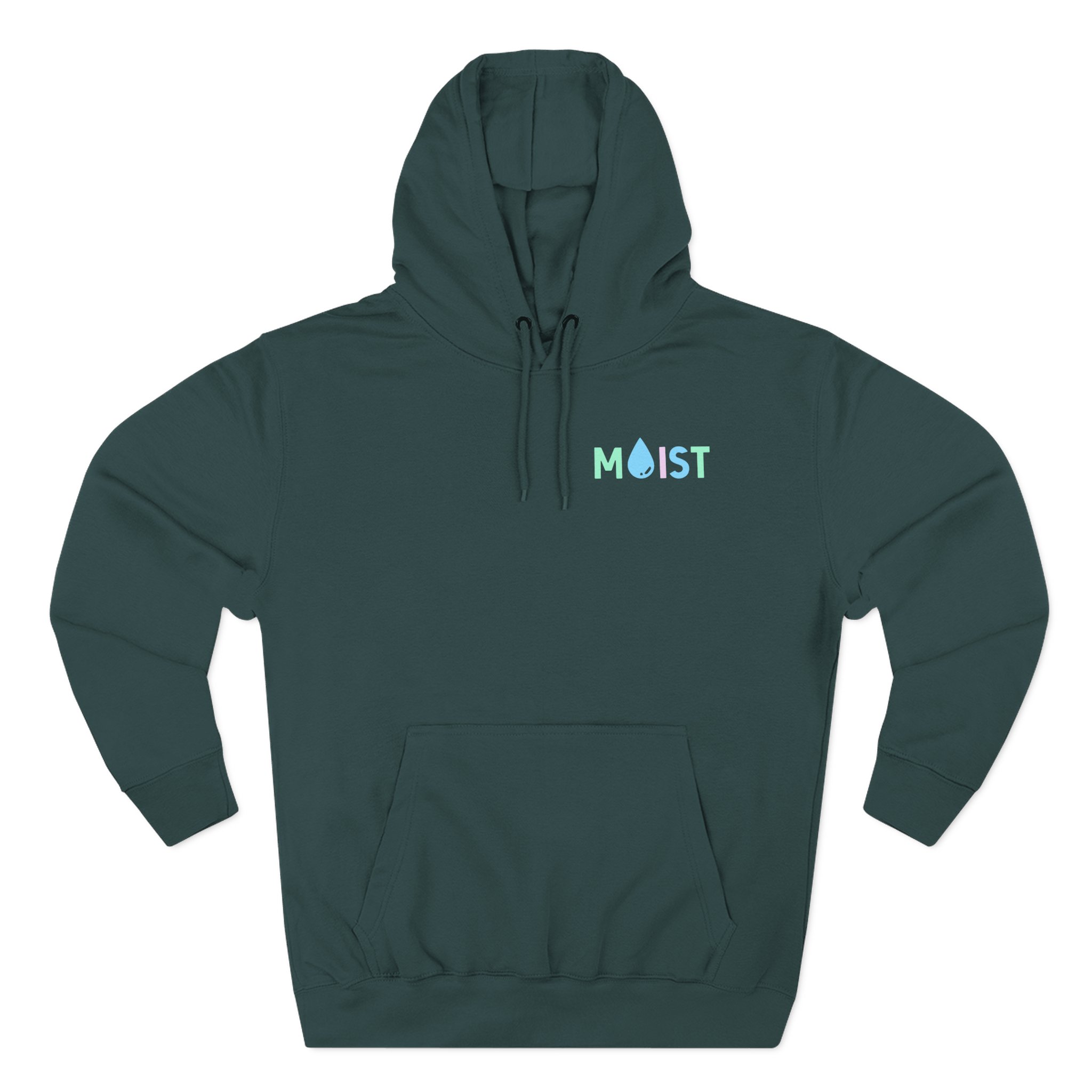 Moist Three-Panel Fleece Hoodie