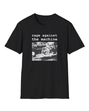 Rage Against the Machine Self-immolation Unisex Softstyle T-Shirt