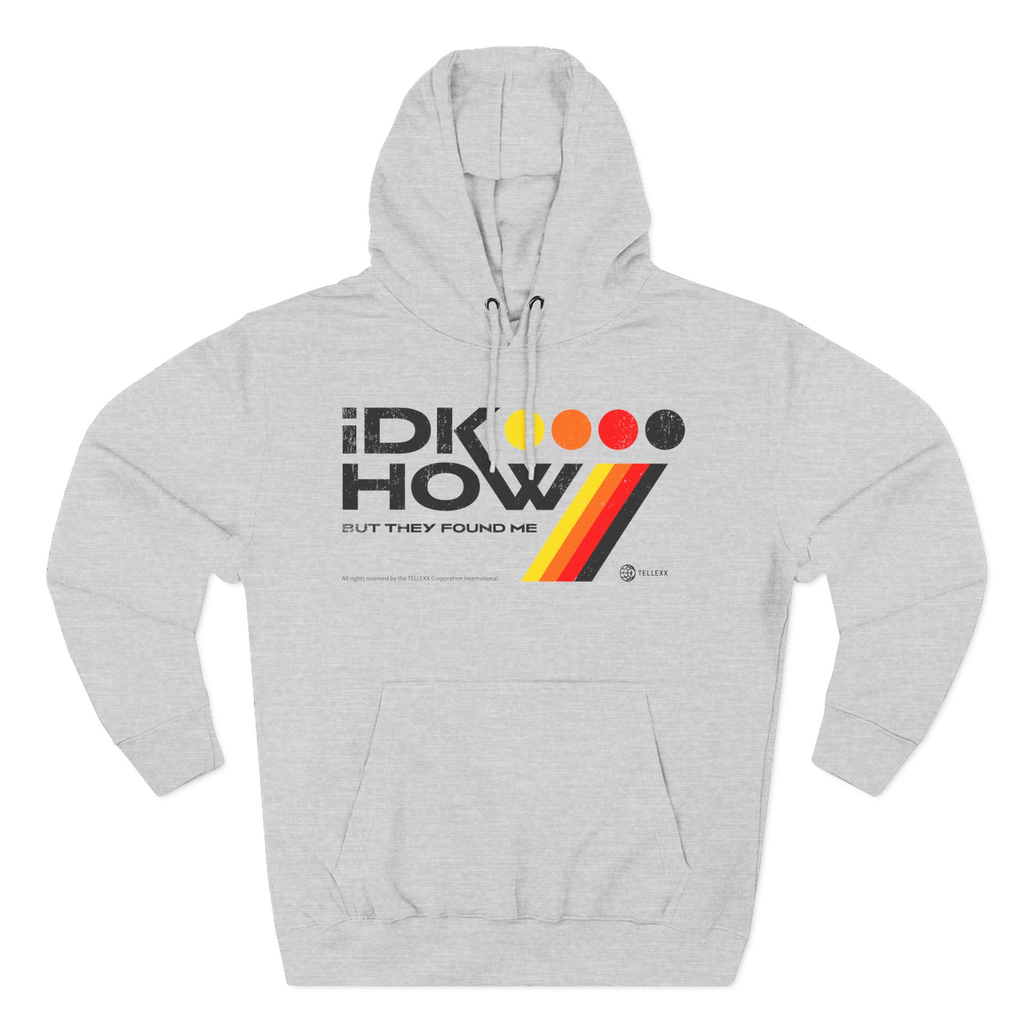 iDKHOW Colored Dots Three-Panel Fleece Hoodie
