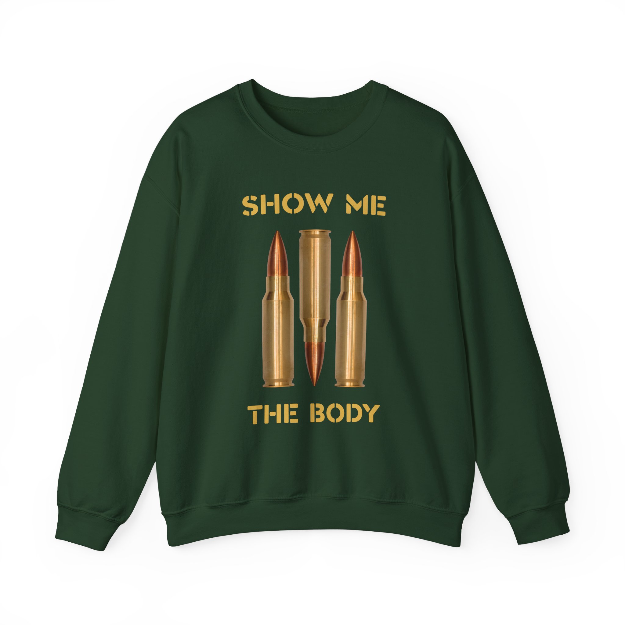 Show Me the Body Bullet Unisex Heavy Blendâ„¢ Crewneck Sweatshirt