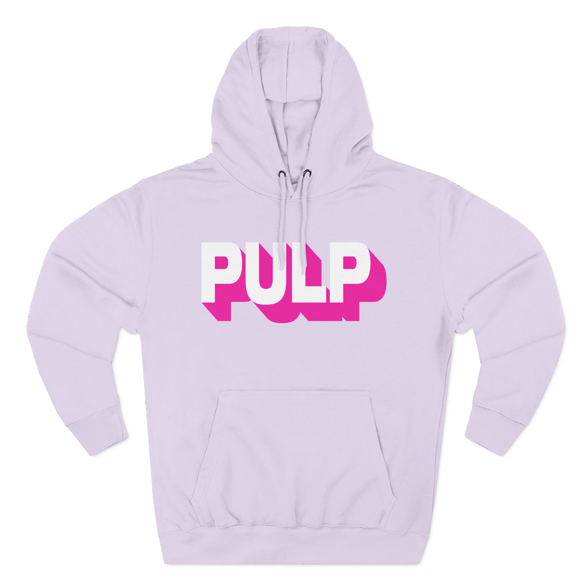 Pulp Logo Three-Panel Fleece Hoodie