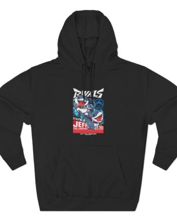 Jeff the Land Shark Three-Panel Fleece Hoodie