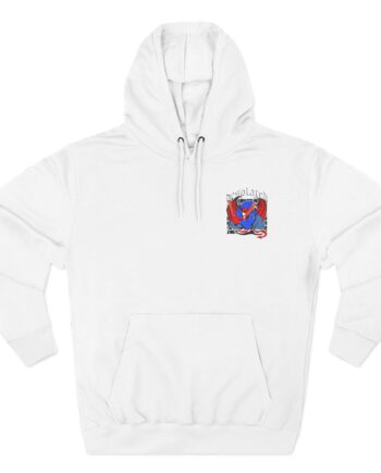 Desolated Three-Panel Fleece Hoodie