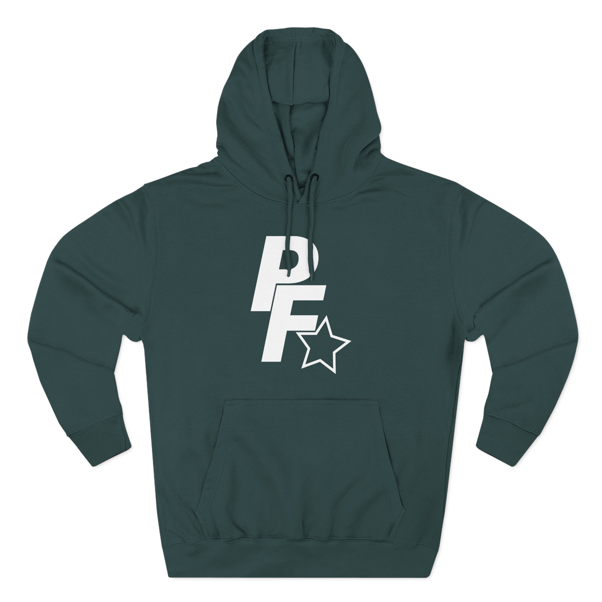 Xavier Wulf Pinkflamingousa Three-Panel Fleece Hoodie