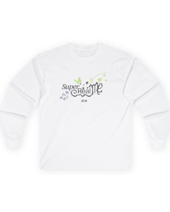 ILLIT Super Real Me Logo Unisex Ultra Cotton Long Sleeve Tee