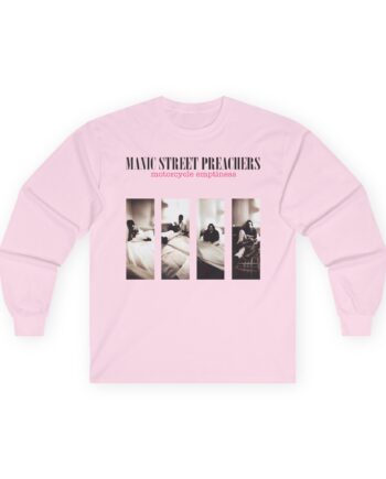 Manic Street Preachers Motorcycle Emptiness Photo Lilac Unisex Ultra Cotton Long Sleeve Tee