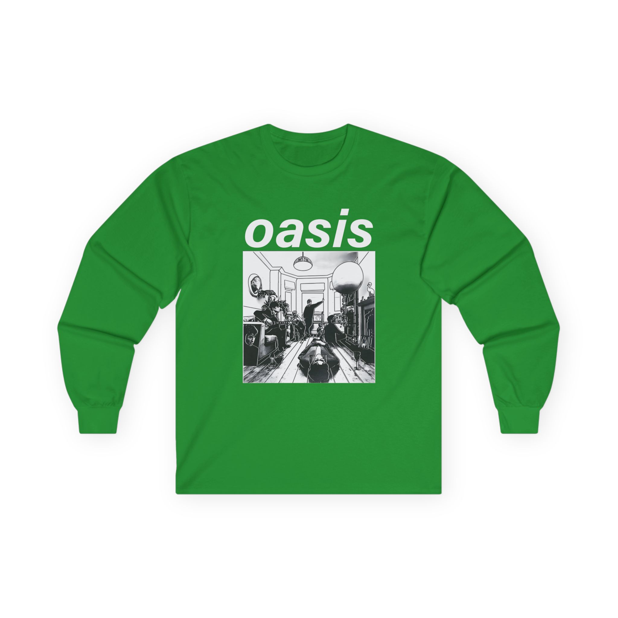 Oasis Definitely Maybe Artwork Unisex Ultra Cotton Long Sleeve Tee