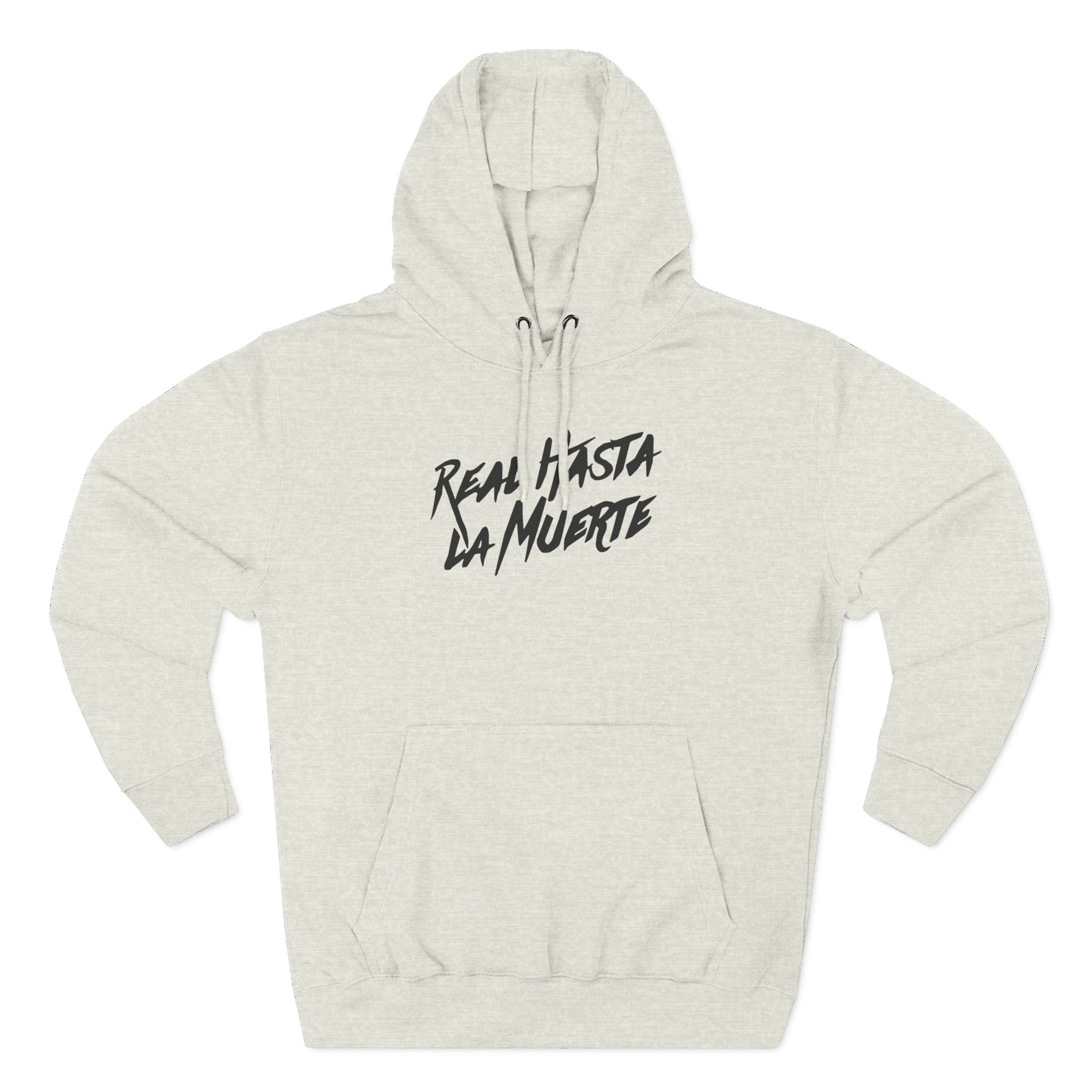 Anuel Aa Real Hasta La Muerte Three-Panel Fleece Hoodie