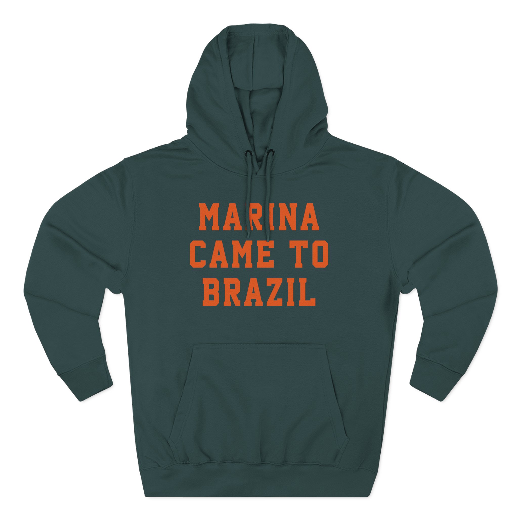 Marina Came to Brazil Three-Panel Fleece Hoodie