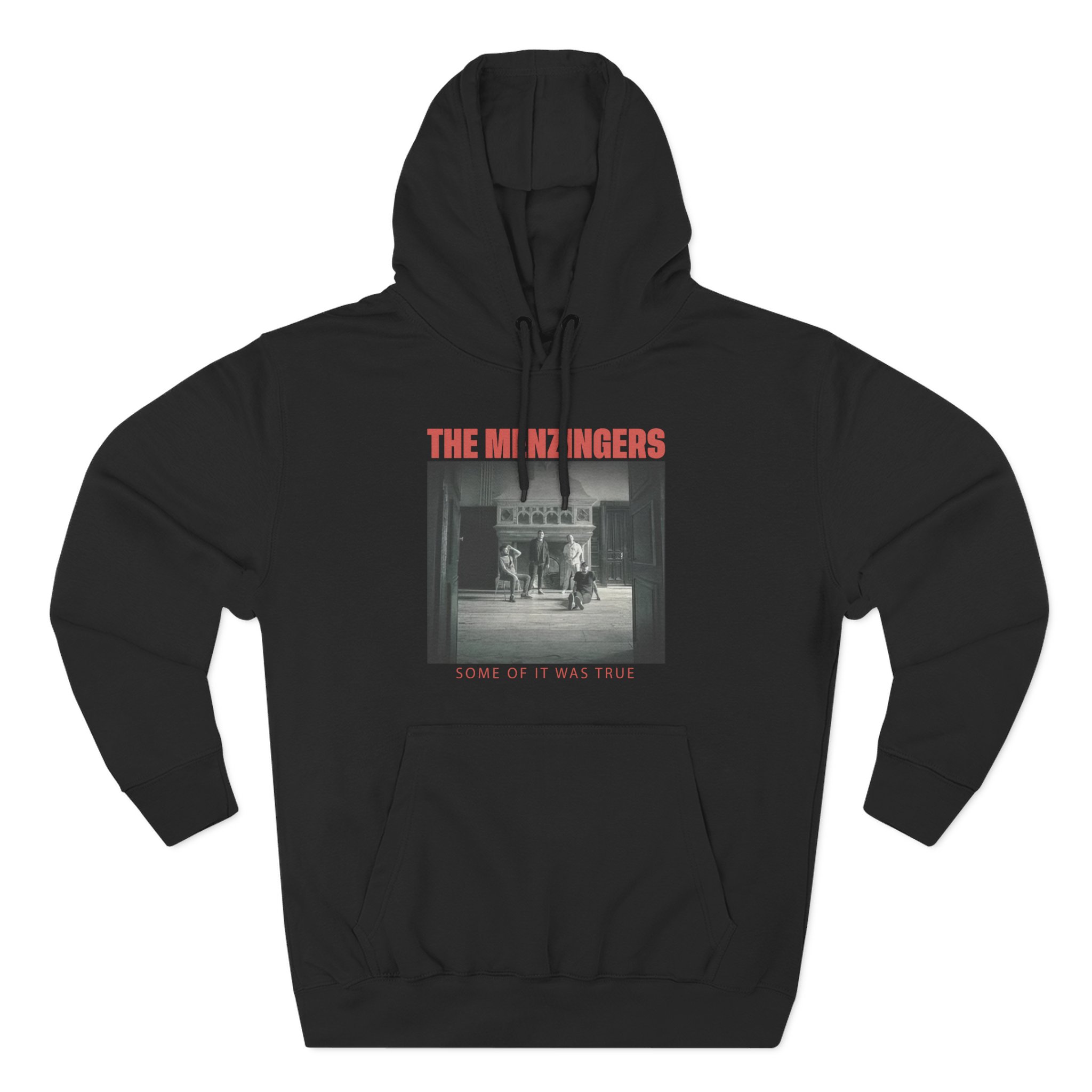 The Menzingers Tracklist Three-Panel Fleece Hoodie