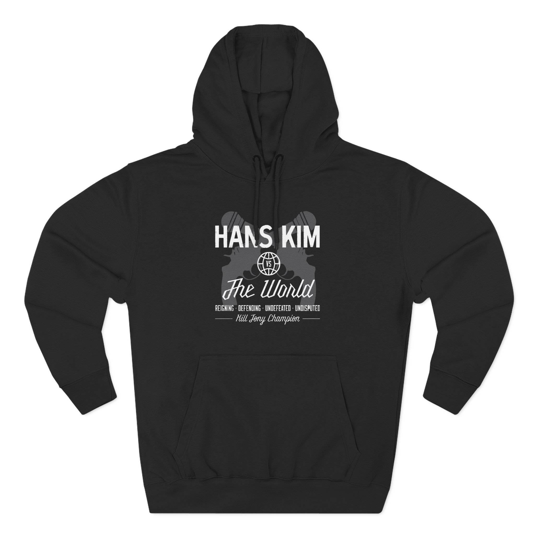Kill Tony Hans Kim vs. The World Three-Panel Fleece Hoodie