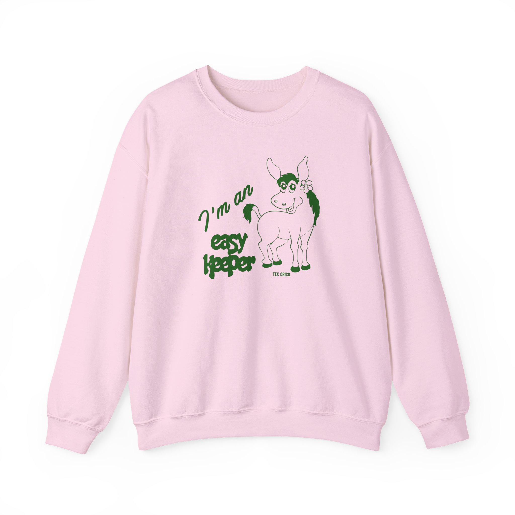 Mac Demarco Tex Crick Easy Keeper Ivory Mule Unisex Heavy Blendâ„¢ Crewneck Sweatshirt