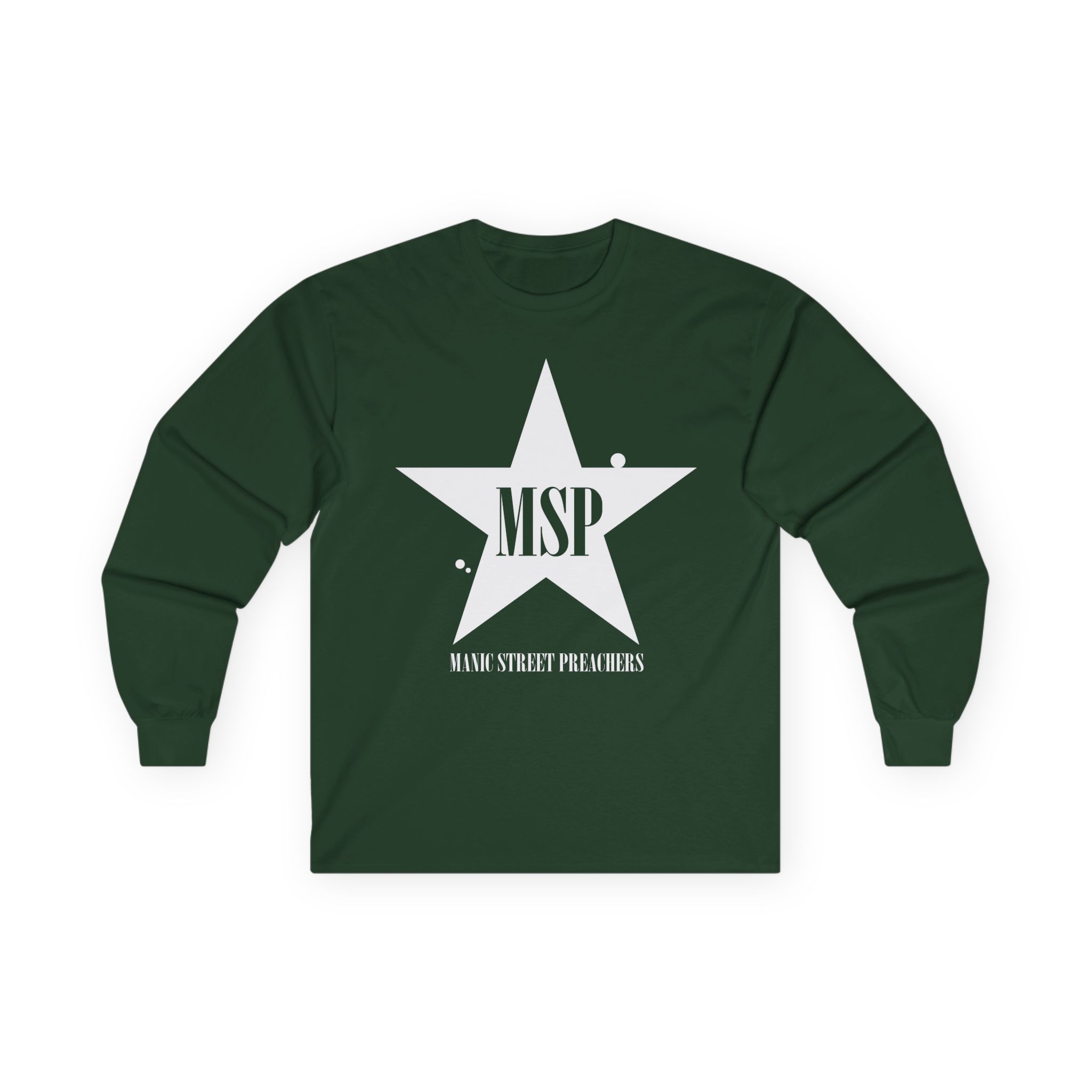 Manic Street Preachers Distressed Star Unisex Ultra Cotton Long Sleeve Tee
