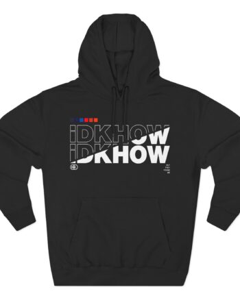 iDKHOW SPLIT Three-Panel Fleece Hoodie