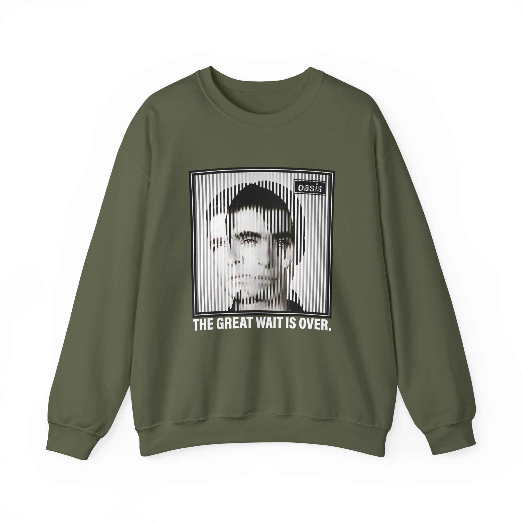 Oasis The Great Wait Is Over Unisex Heavy Blendâ„¢ Crewneck Sweatshirt