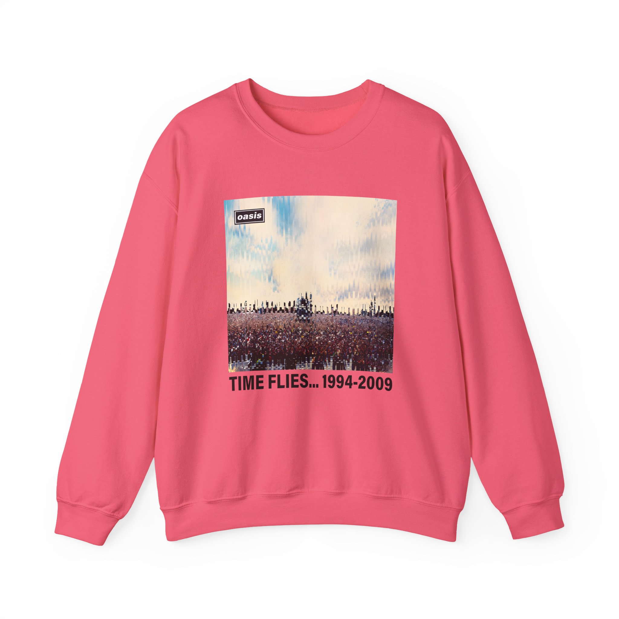 Oasis Time Flies 15th Anniversary Unisex Heavy Blendâ„¢ Crewneck Sweatshirt