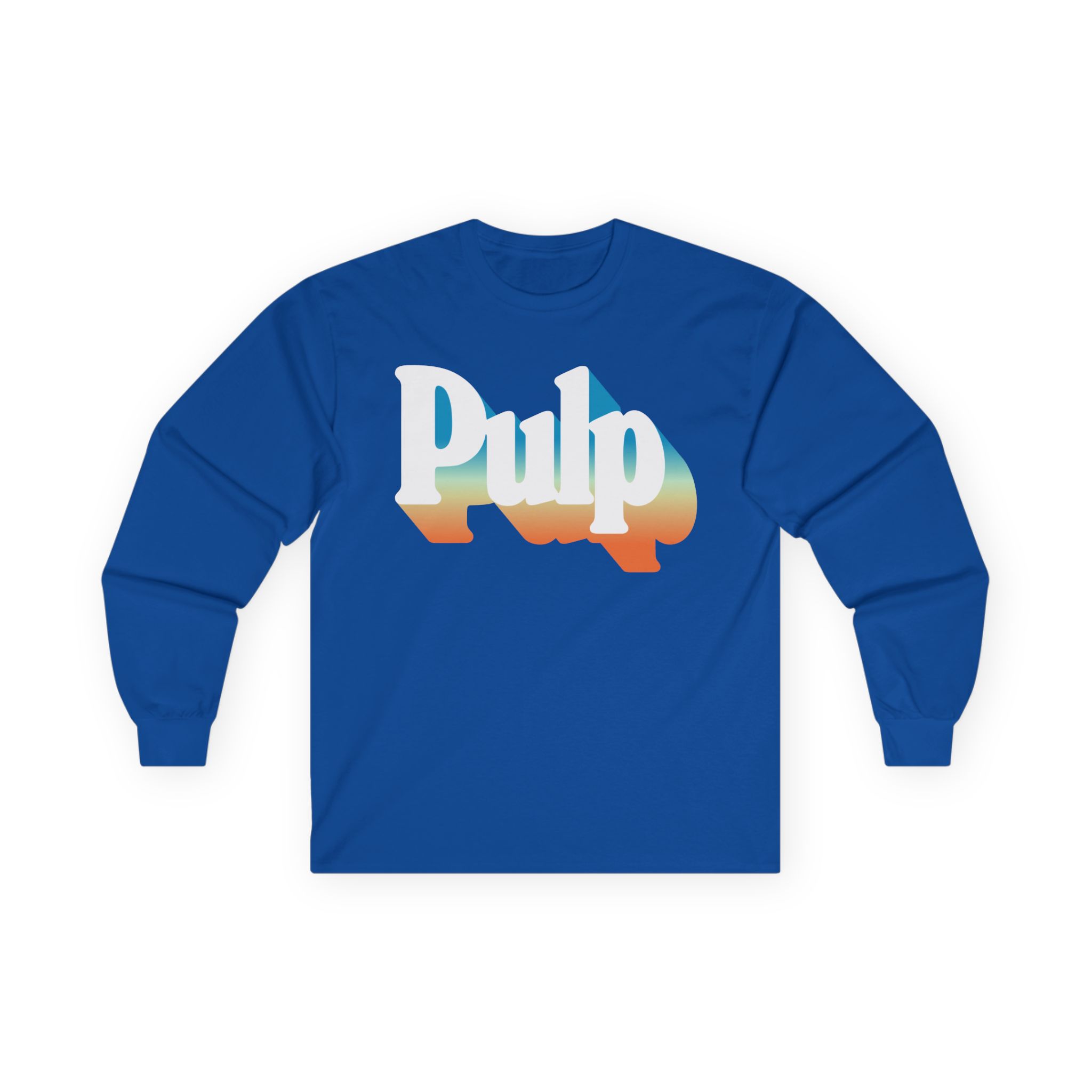 Pulp Gradient Logo Unisex Ultra Cotton Long Sleeve Tee