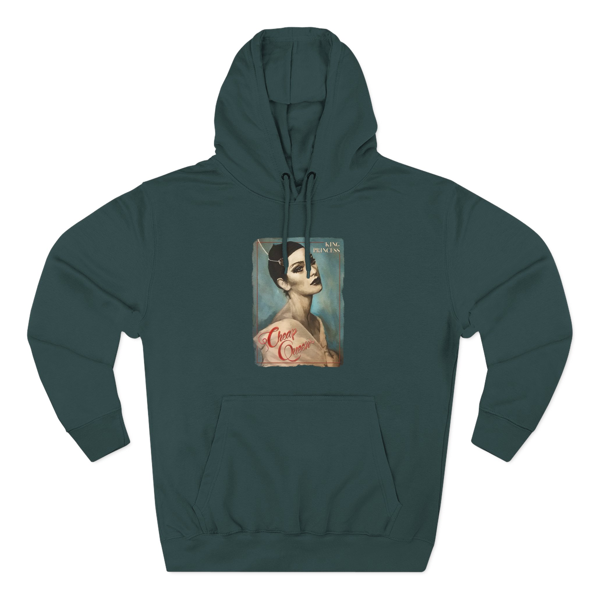 King Princess Cheap Queen Three-Panel Fleece Hoodie